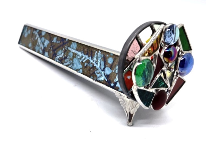 Double Wheel Stained Glass Kaleidoscope - Cooper