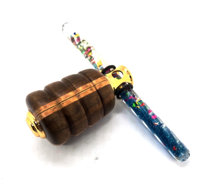 Turned Wooden Tube Kaleidoscope - Tupa