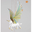 White Flying Unicorn Mobile 