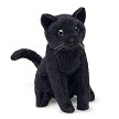 Mini Black Cat Finger Puppet 