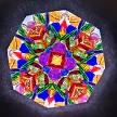 Rainbow Kaleidoscope by Laura Wilde 