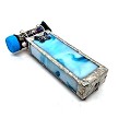 Mini light blue Kaleidoscope with butterfly by Alan and Nancy Lindenmier 