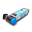 Mini Light Blue Kaleidoscope with butterfly by Alan and Nancy Lindenmier 
