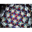 Mini Light Blue Kaleidoscope with butterfly by Alan and Nancy Lindenmier 