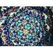 Mini light blue Kaleidoscope with butterfly by Alan and Nancy Lindenmier 