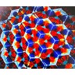 Mini multicolored Kaleidoscope with sea turtle by Alan and Nancy Lindenmier 