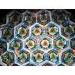 Mini multicolored Kaleidoscope with sea turtle by Alan and Nancy Lindenmier 