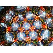 Green Treasure Box Kaleidoscope with ivy leaf by Alan and Nancy Lindenmier 
