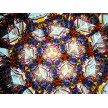 Green Treasure Box Kaleidoscope with ivy leaf by Alan and Nancy Lindenmier 