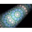 Blue Blown Glass Turning End kaleidoscope by Motohiro Sato 