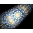 Blue Blown Glass Turning End kaleidoscope by Motohiro Sato 