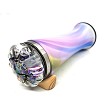 Pastel Swirl Blown Glass Turning End kaleidoscope by Motohiro Sato 