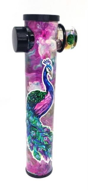 Peacock Kaleidoscope by Barbara Spikes 
