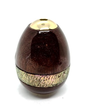 Turned wooden Egg Kaleidoscope by Bob Tupa 