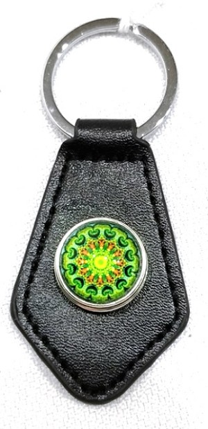 Mandala Key Fob by Laura Wilde 
