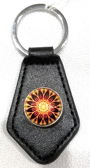 Mandala Key Fob by Laura Wilde 